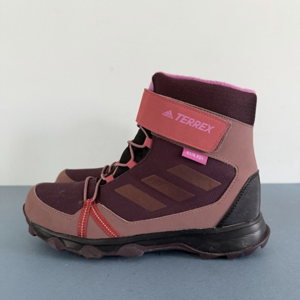Adidas Terrex Snow Cold.RDY Shadow Maroon Pulse Lilac Snow Youth Winter Boots - Picture 4 of 9